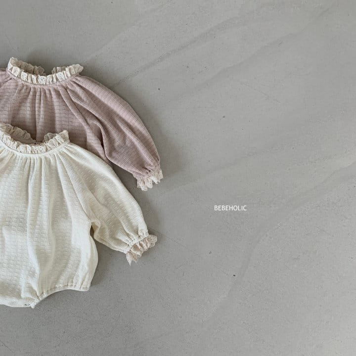 Bebe Holic - Korean Baby Fashion - #babyboutiqueclothing - Mocha Frill Bodysuit - 8