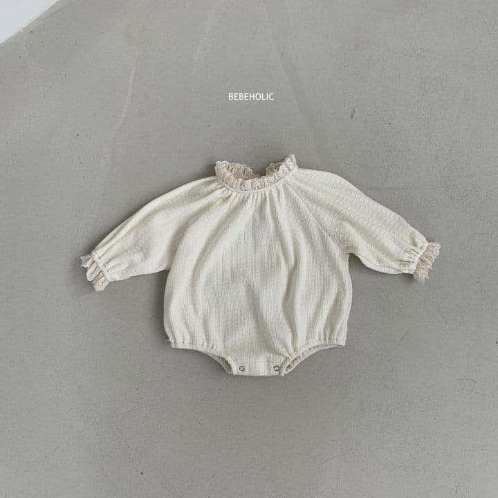 Bebe Holic - Korean Baby Fashion - #babyfever - Mocha Frill Bodysuit - 11