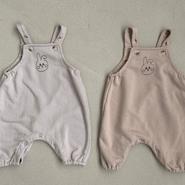 Bebe Holic - Korean Baby Fashion - #babylifestyle - Rabbit Dungarees Bodysuit - 8