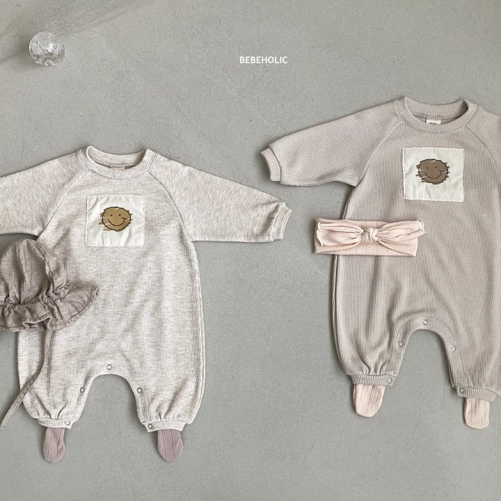 Bebe Holic - Korean Baby Fashion - #babyoninstagram - Smile Patch Bodysuit