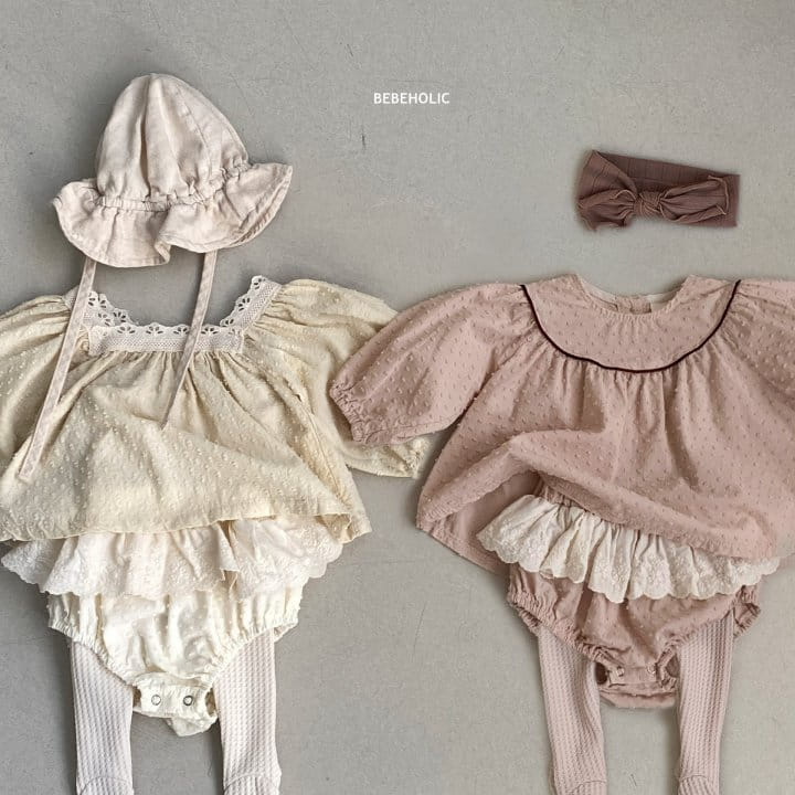 Bebe Holic - Korean Baby Fashion - #babyootd - Snow Flower Frill Bloomer