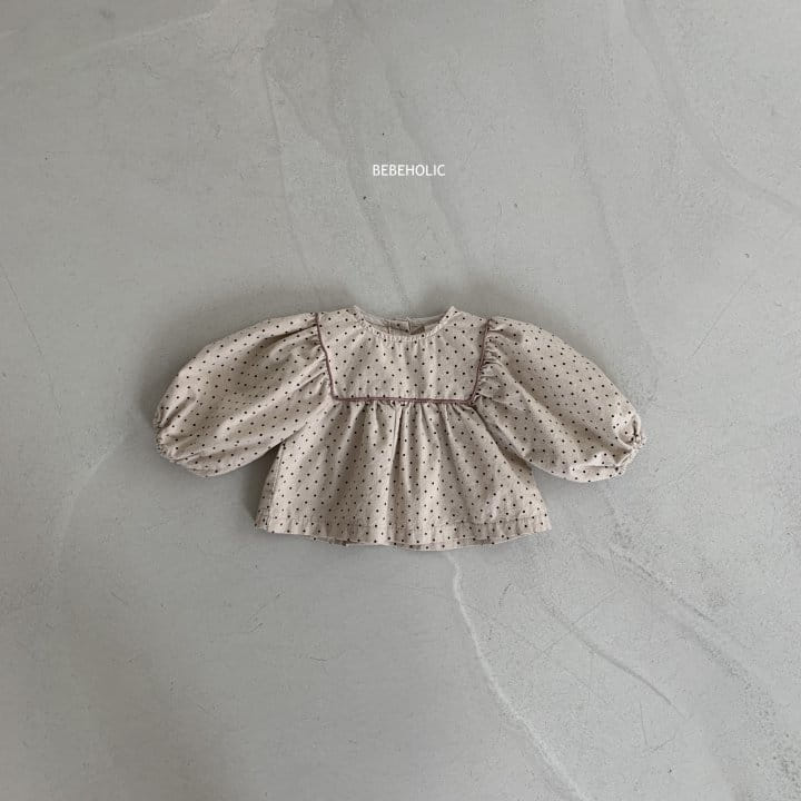 Bebe Holic - Korean Baby Fashion - #babyoutfit - Dot Blouse - 9