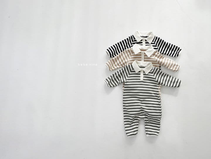 Bebe Nine - Korean Baby Fashion - #babyfashion - Bebe Ppappiyong Collar Bodysuit - 3