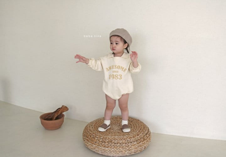 Bebe Nine - Korean Baby Fashion - #babyfever - Bebe Awesome Collar Bodysuit