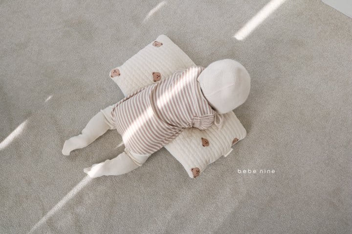 Bebe Nine - Korean Baby Fashion - #babyoninstagram - Bebe Rib Ping Pong Bodysuit - 5