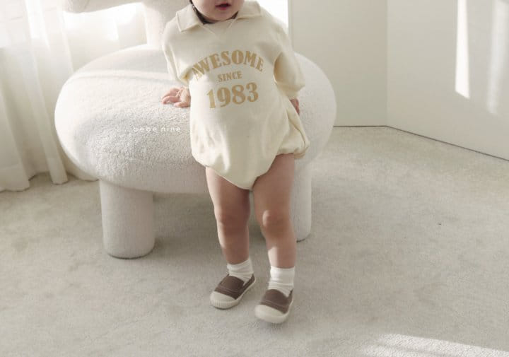 Bebe Nine - Korean Baby Fashion - #babylifestyle - Bebe Awesome Collar Bodysuit - 4