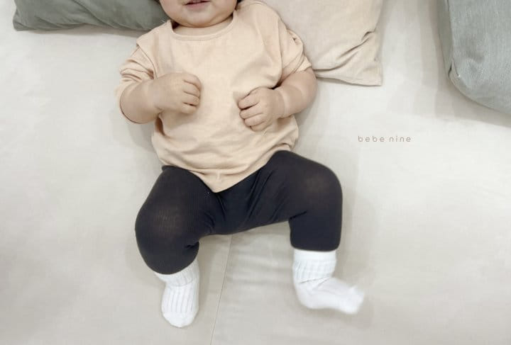 Bebe Nine - Korean Baby Fashion - #babyoutfit - Bebe Milk Boxy Tee - 2