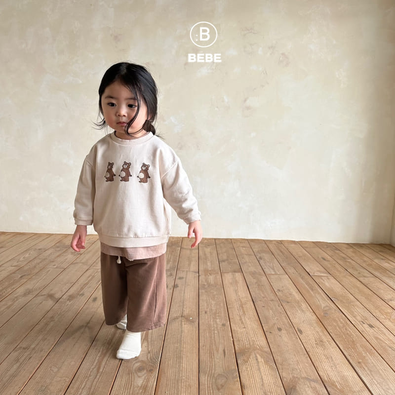 Bella Bambina - Korean Baby Fashion - #babyboutique - Bebe Bear Sweatshirt - 7