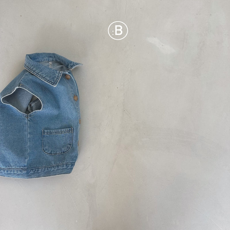 Bella Bambina - Korean Baby Fashion - #babyboutiqueclothing - Bebe Than Vest Denim - 2