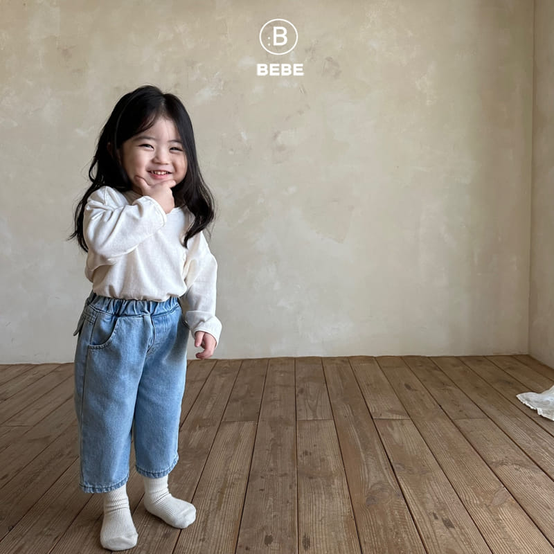 Bella Bambina - Korean Baby Fashion - #babyboutiqueclothing - Bebe Petter Jeans - 3