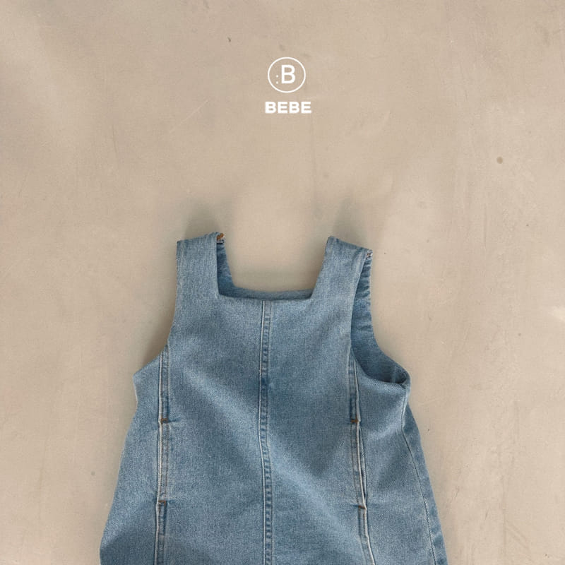 Bella Bambina - Korean Baby Fashion - #babylifestyle - Bebe Denim One-piece - 2