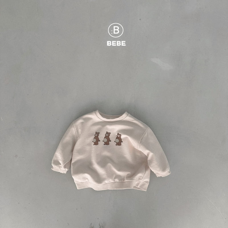 Bella Bambina - Korean Baby Fashion - #babyoutfit - Bebe Bear Sweatshirt