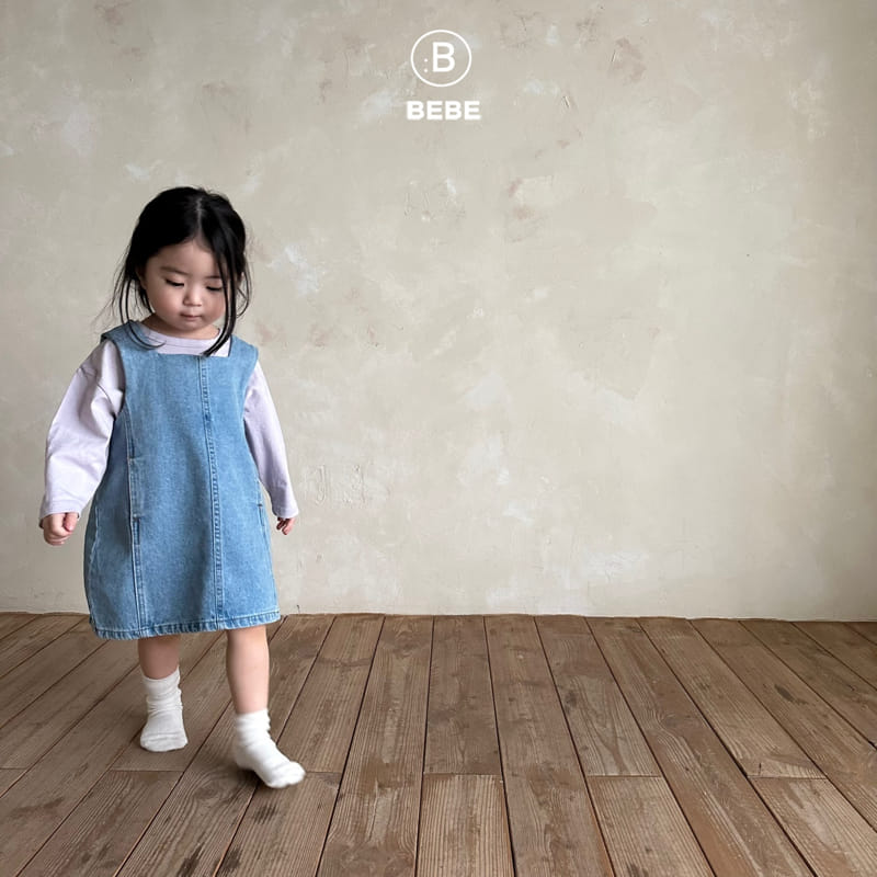 Bella Bambina - Korean Baby Fashion - #babywear - Bebe Denim One-piece - 7