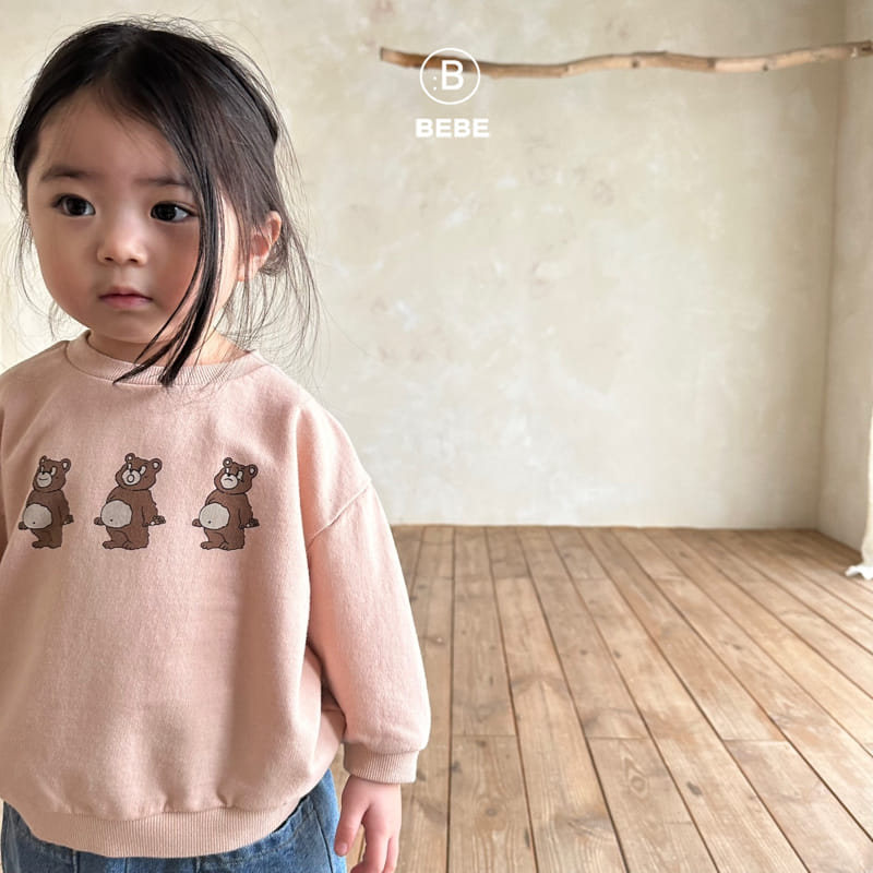 Bella Bambina - Korean Baby Fashion - #babywear - Bebe Bear Sweatshirt - 4