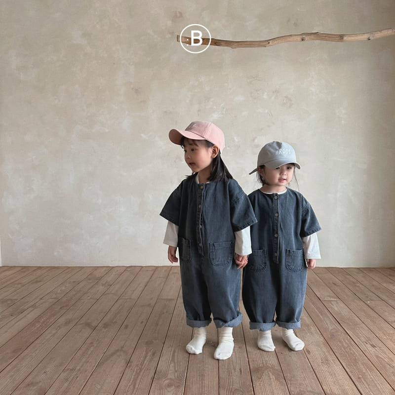 Bella Bambina - Korean Children Fashion - #childofig - Mong Ddang Denim Jumpsuit with Mom - 7