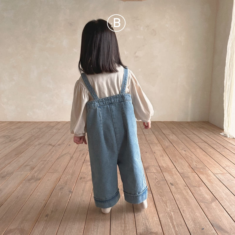 Bella Bambina - Korean Children Fashion - #childrensboutique - Lip Denim Bodysuit with Mom - 5