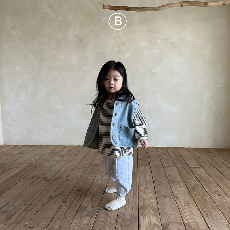 Bella Bambina - Korean Children Fashion - #designkidswear - Ham Denim Vest - 6