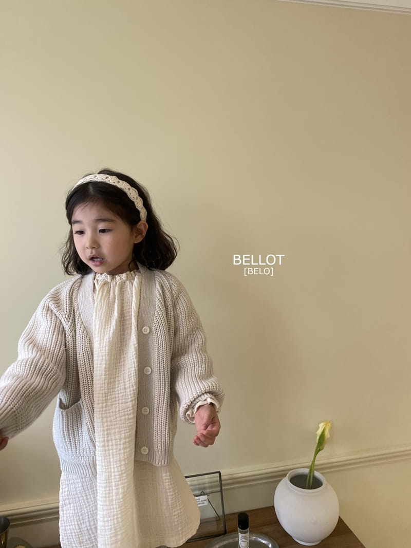 Bellot - Korean Children Fashion - #childofig - Sand Cardigan - 2