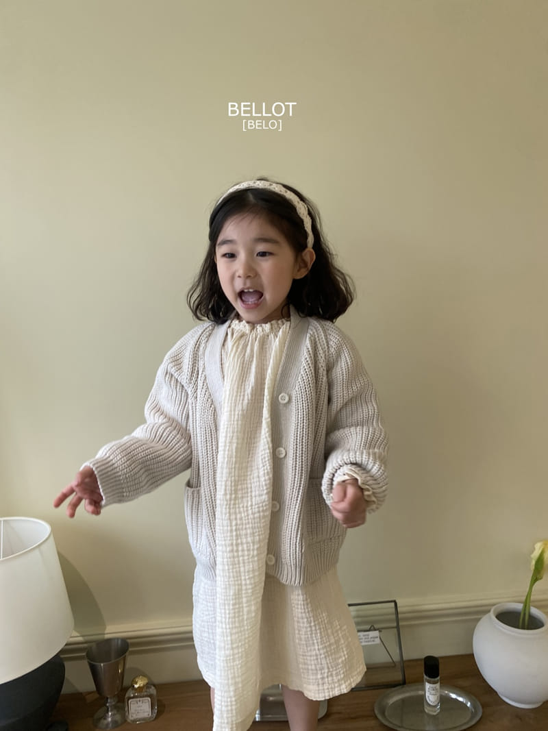 Bellot - Korean Children Fashion - #prettylittlegirls - Sand Cardigan