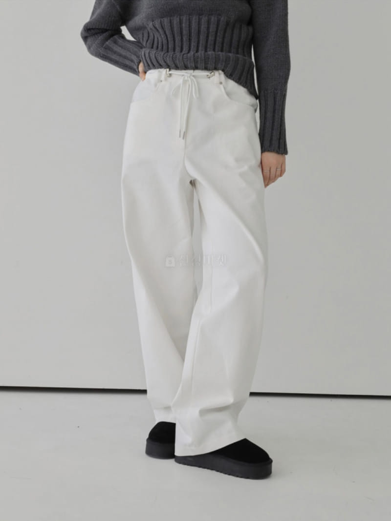 Birthday - Korean Women Fashion - #momslook - String Pants