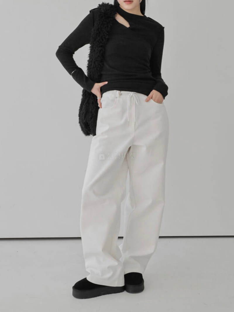 Birthday - Korean Women Fashion - #momslook - String Pants - 11