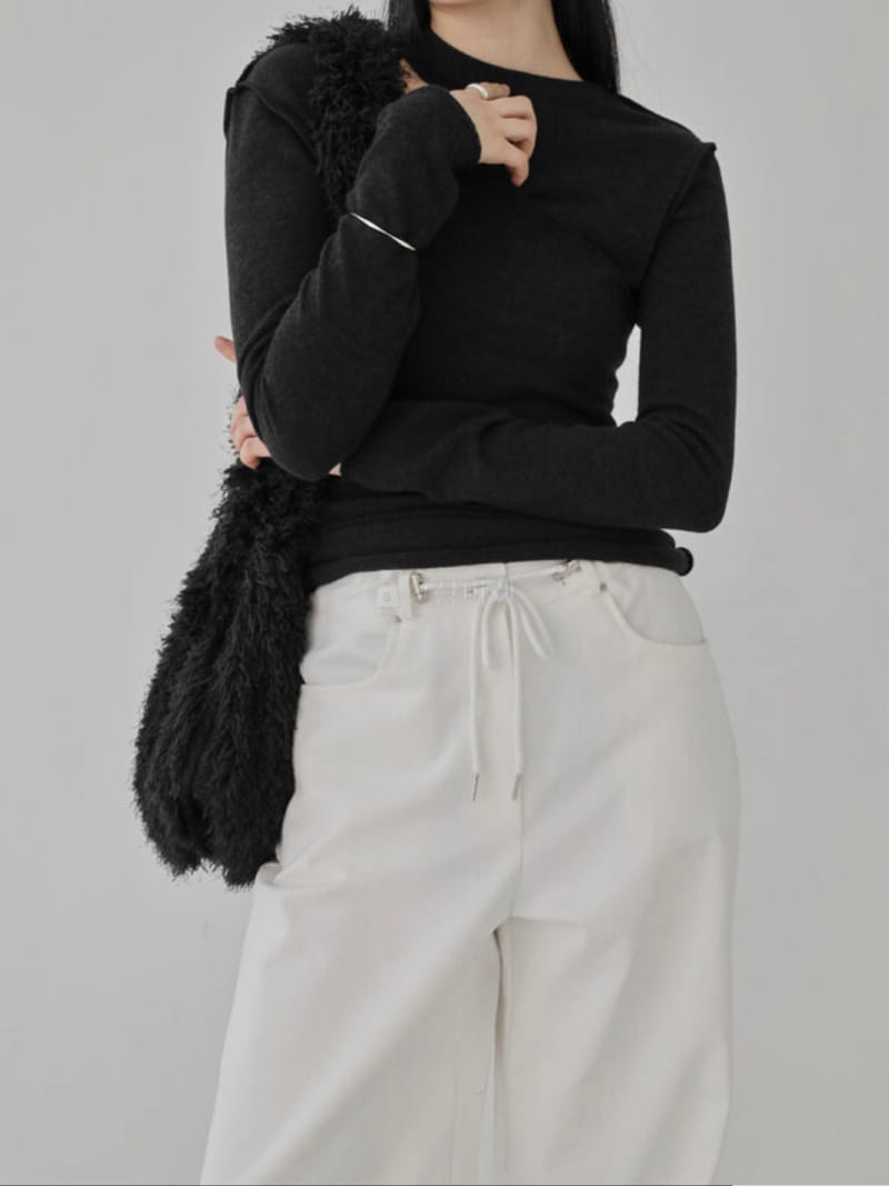 Birthday - Korean Women Fashion - #momslook - String Pants - 5