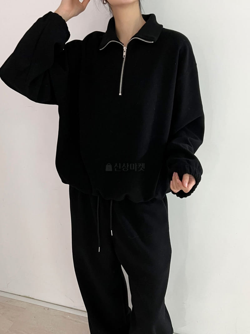 Birthday - Korean Women Fashion - #womensfashion - Teddy Half Zip-up - 6