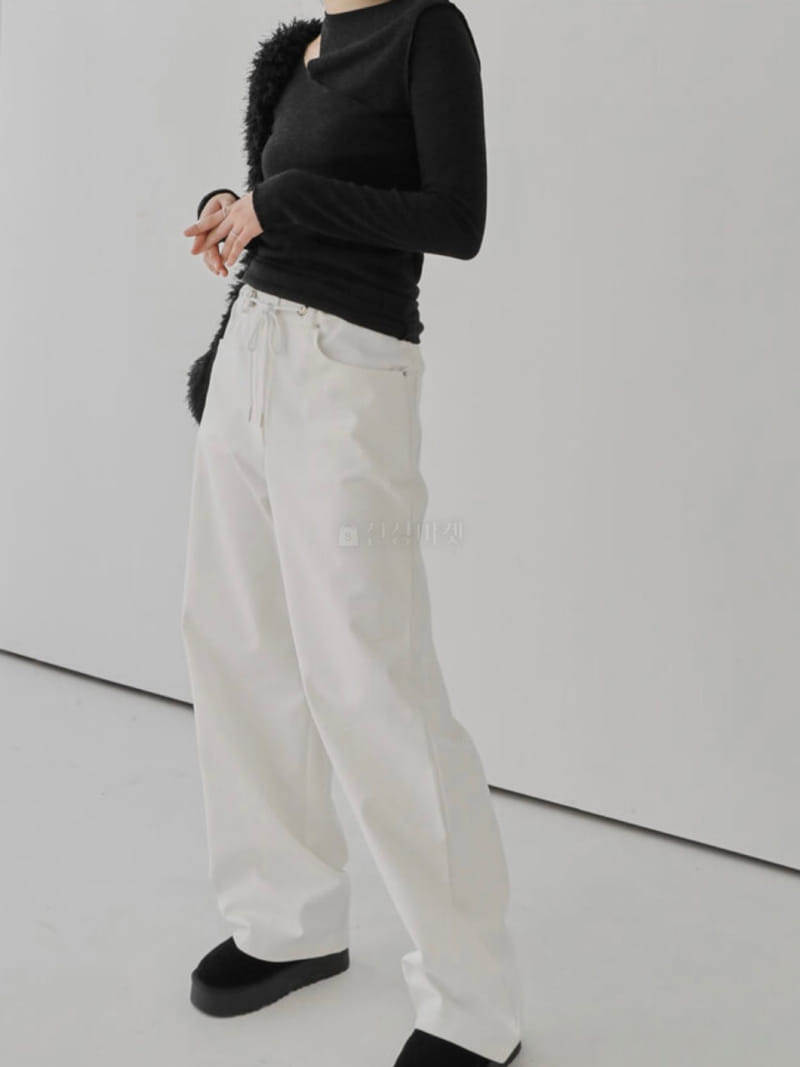 Birthday - Korean Women Fashion - #womensfashion - String Pants - 6