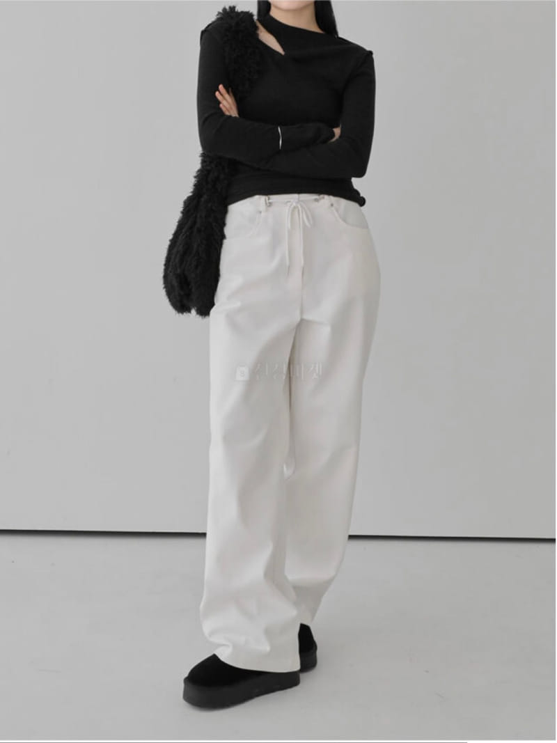 Birthday - Korean Women Fashion - #womensfashion - String Pants - 8