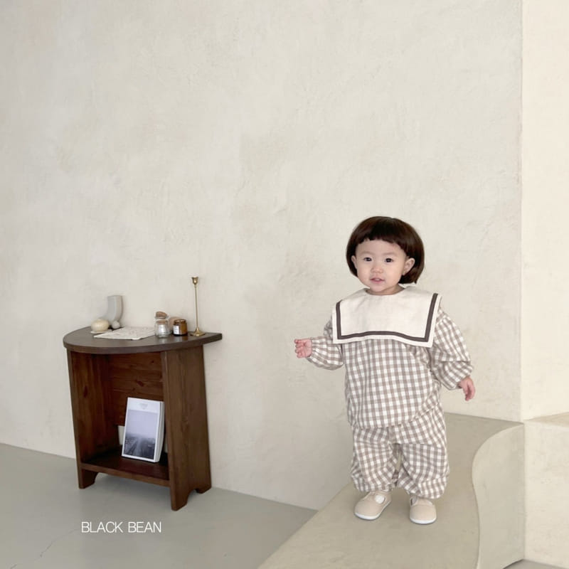 Black Bean - Korean Baby Fashion - #onlinebabyshop - Bebe Dorocy Top Bottom Set - 11