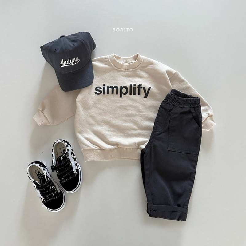 Bonito - Korean Baby Fashion - #babyboutique - Simple Sweatshirt - 3