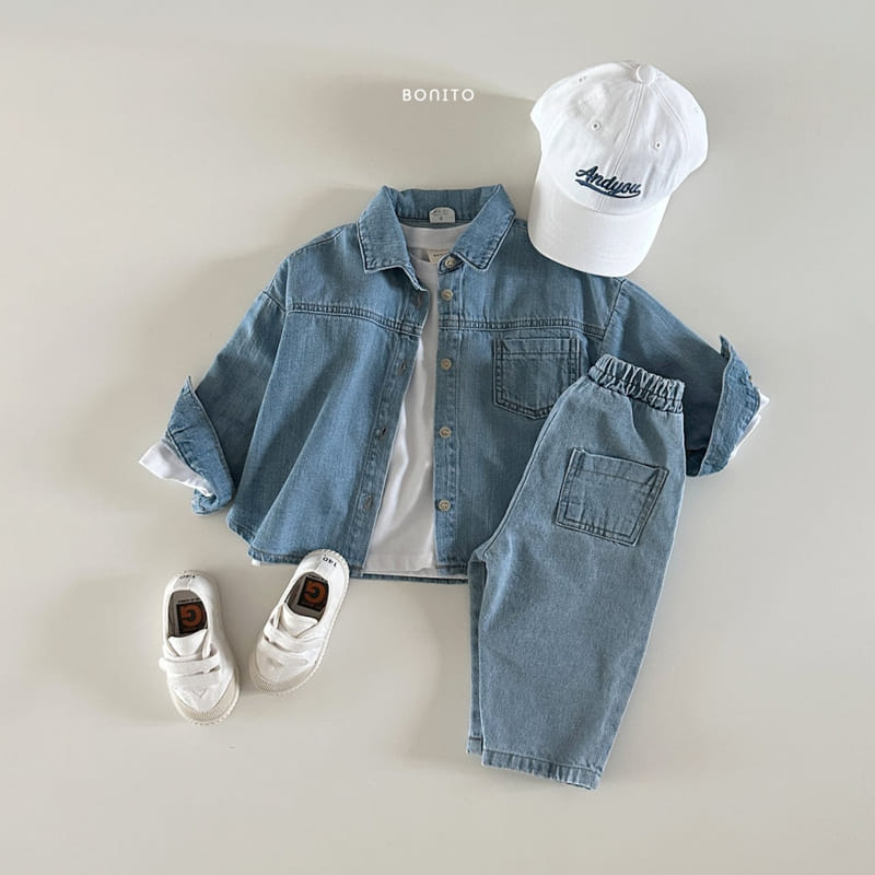 Bonito - Korean Baby Fashion - #babyboutiqueclothing - Pocket Jeans - 6