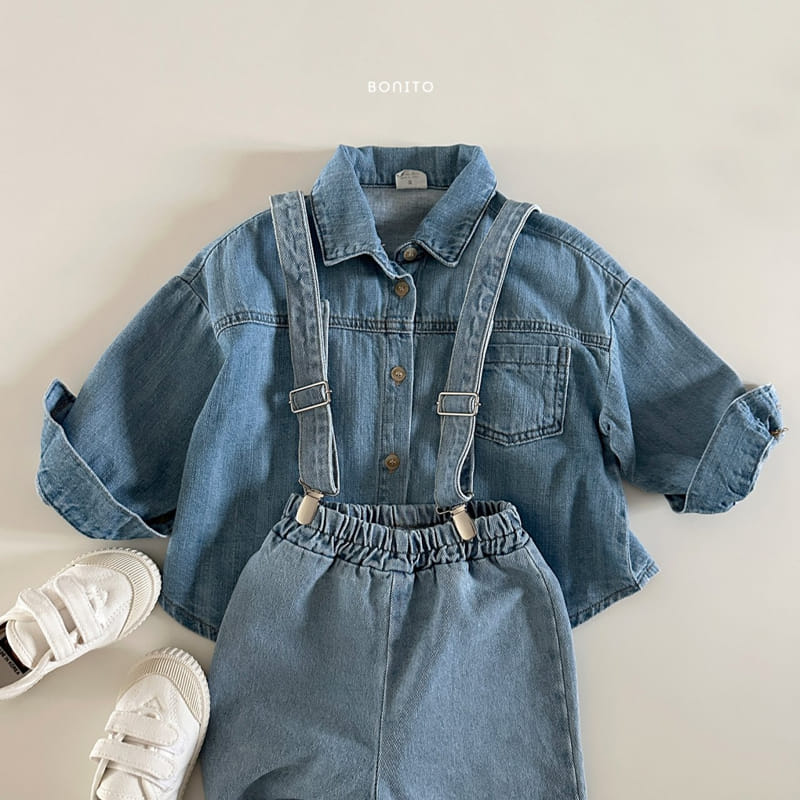 Bonito - Korean Baby Fashion - #babyclothing - Pocket Jeans - 7