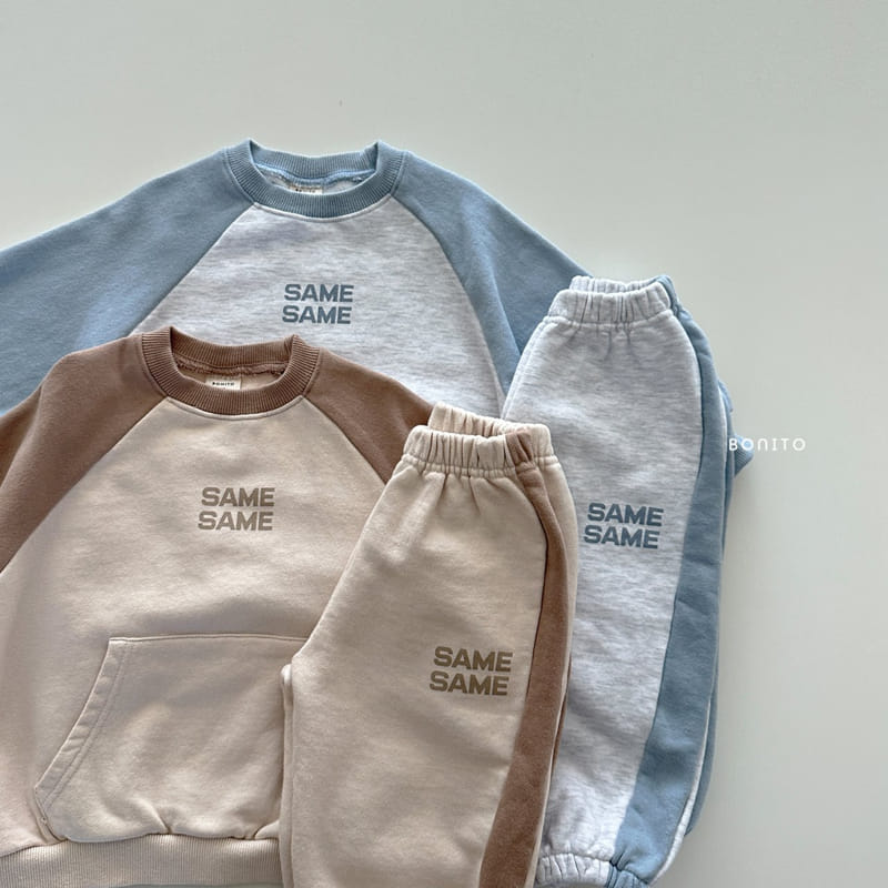 Bonito - Korean Baby Fashion - #babyootd - Sam Sam Top Bottom Set - 2