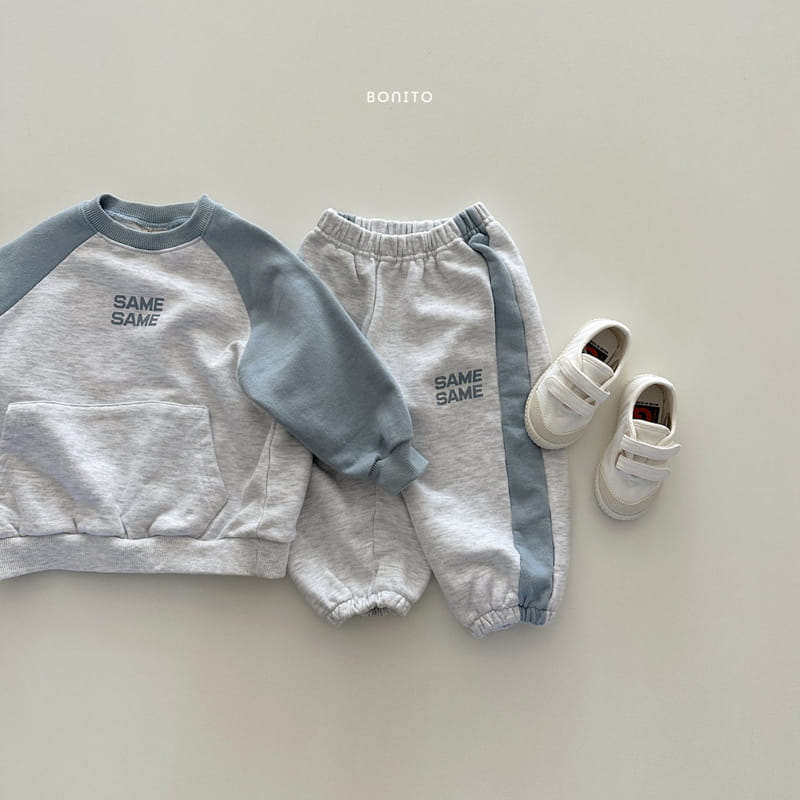 Bonito - Korean Baby Fashion - #babyoutfit - Sam Sam Top Bottom Set - 3