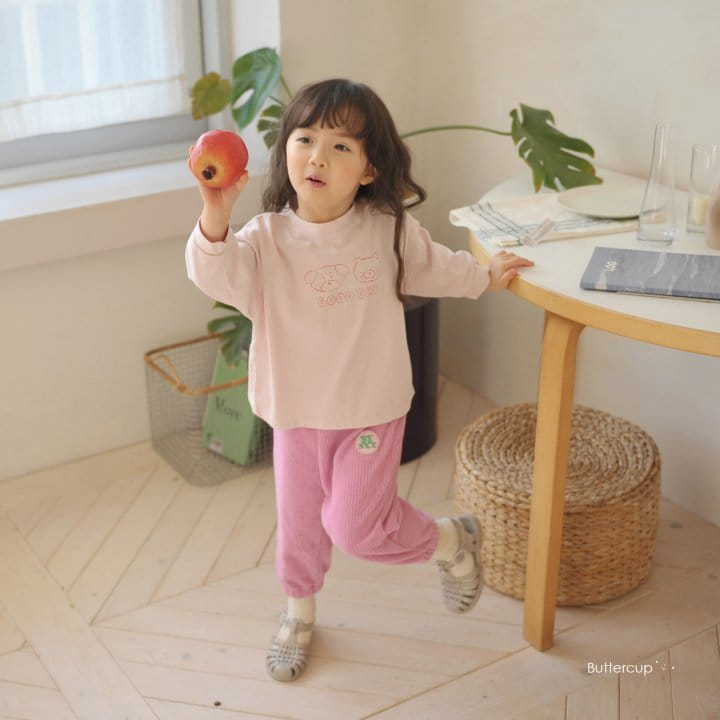 Buttercup - Korean Children Fashion - #prettylittlegirls - Wapen Terry Rib Pants - 5