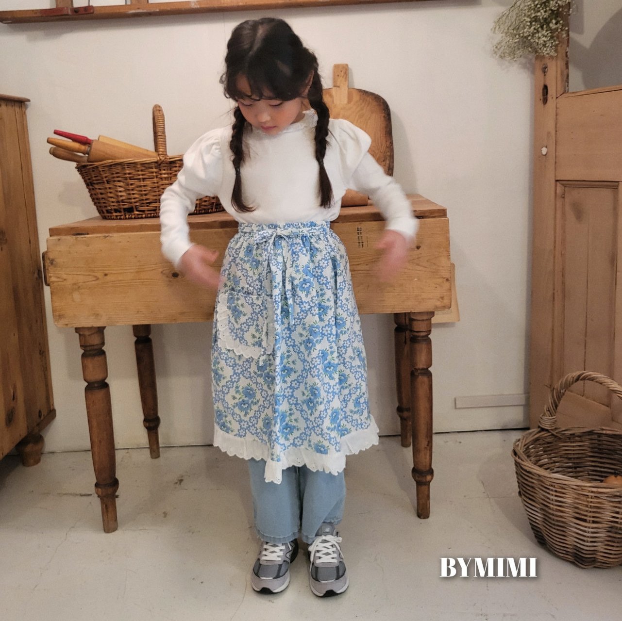 Bymimi - Korean Children Fashion - #kidzfashiontrend - Loem Pocket Skirt - 4