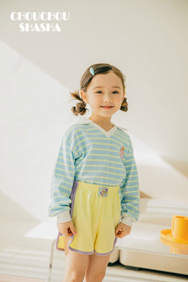 Chouchou Shasha - Korean Children Fashion - #Kfashion4kids - Bear Collar Tee - 8