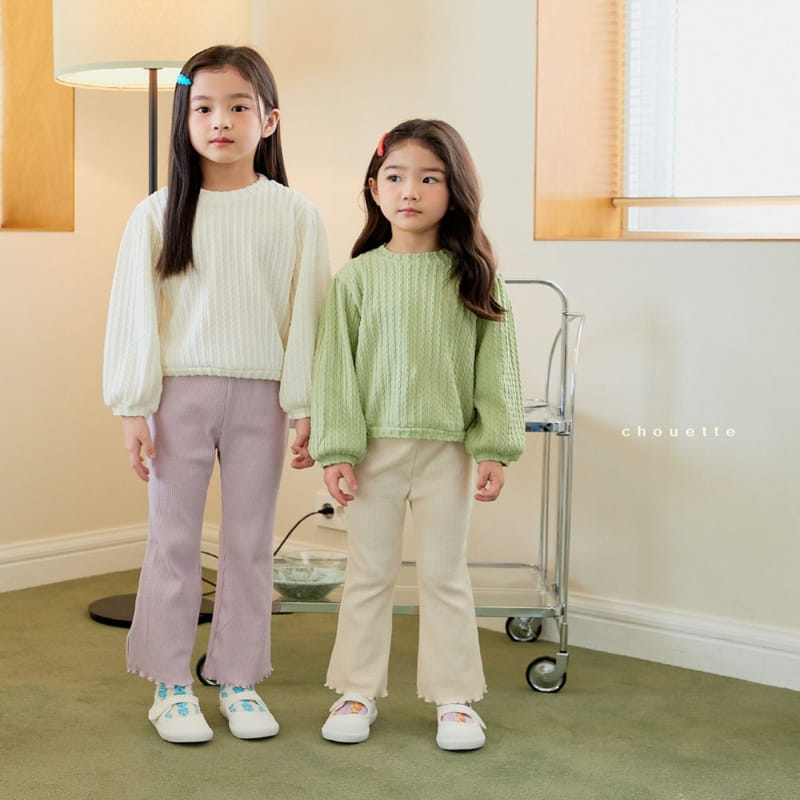 Chouette - Korean Children Fashion - #Kfashion4kids - Daisy Jaquard Tee - 5