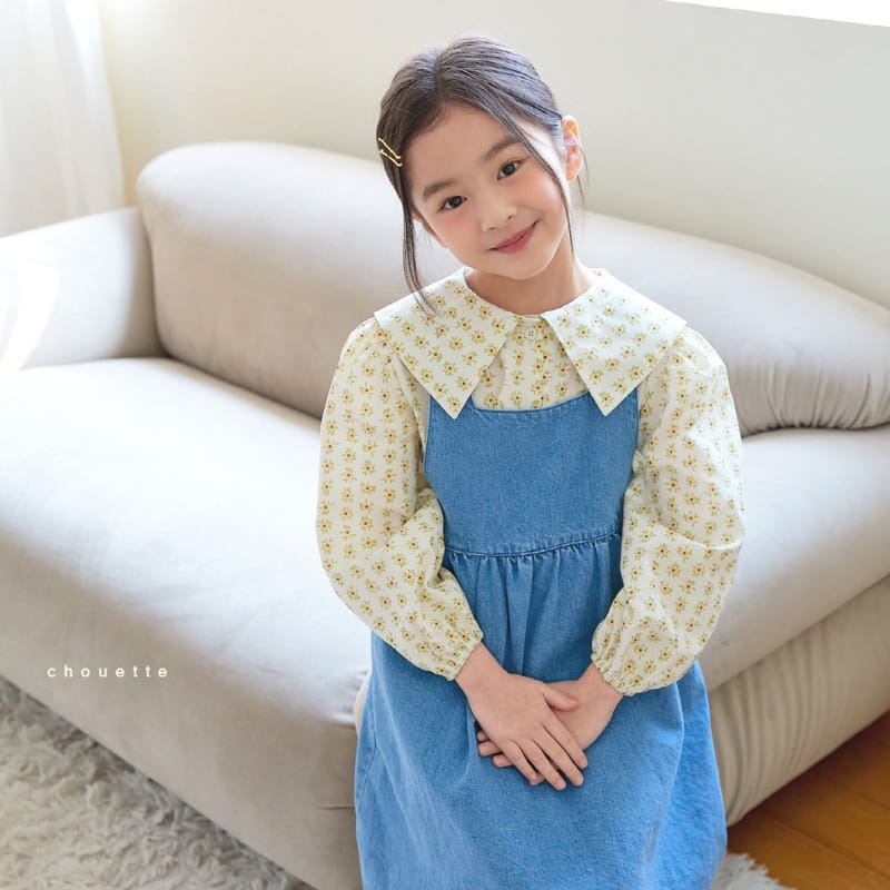 Chouette - Korean Children Fashion - #childrensboutique - Square Denim One-piece - 9