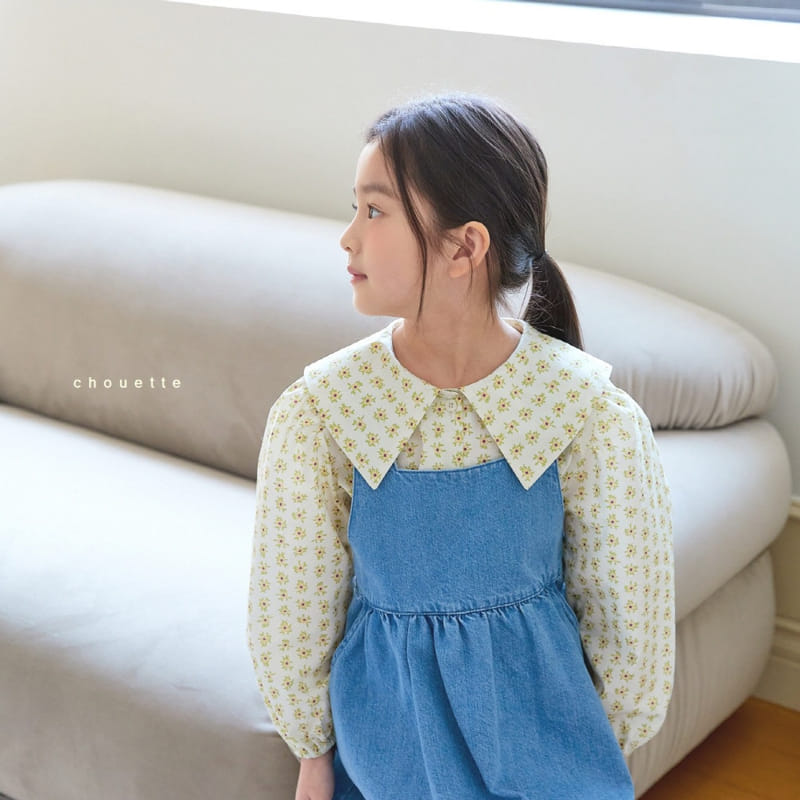 Chouette - Korean Children Fashion - #discoveringself - Square Denim One-piece - 11