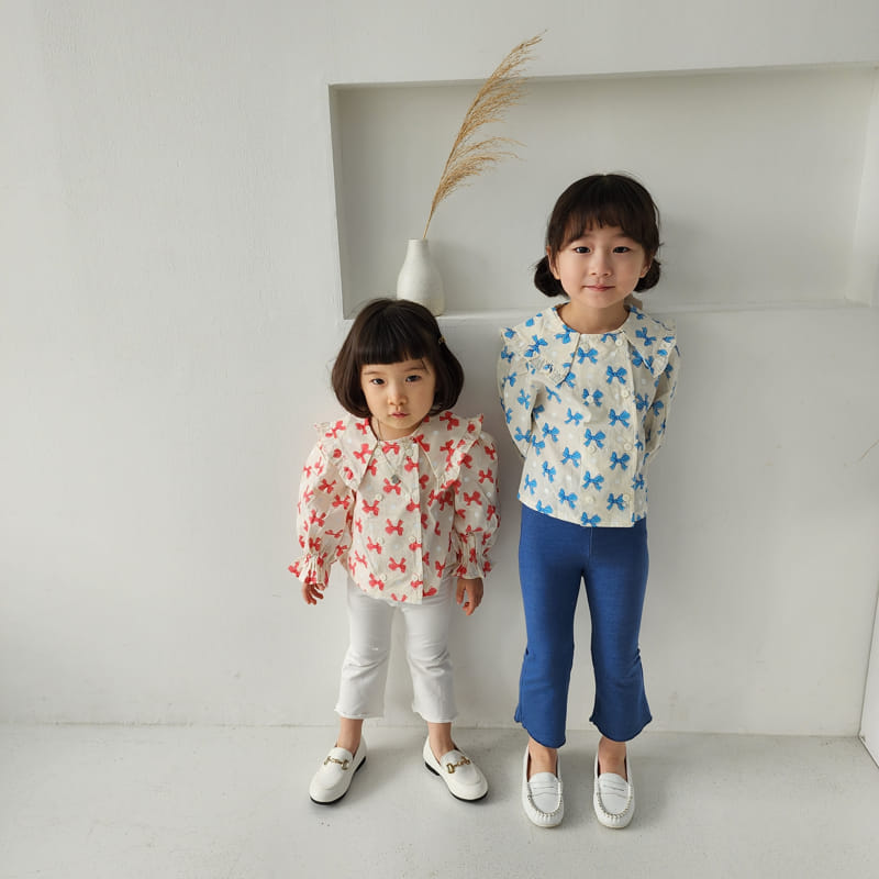 Color - Korean Children Fashion - #childofig - Ribbon Blouse - 6