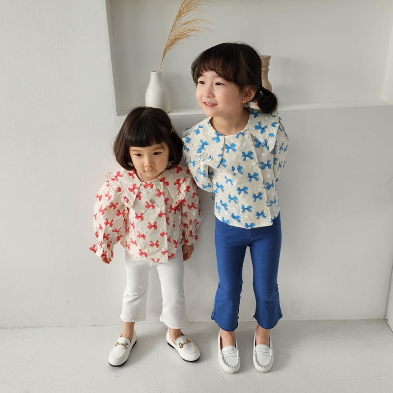 Color - Korean Children Fashion - #childofig - Ribbon Blouse - 7