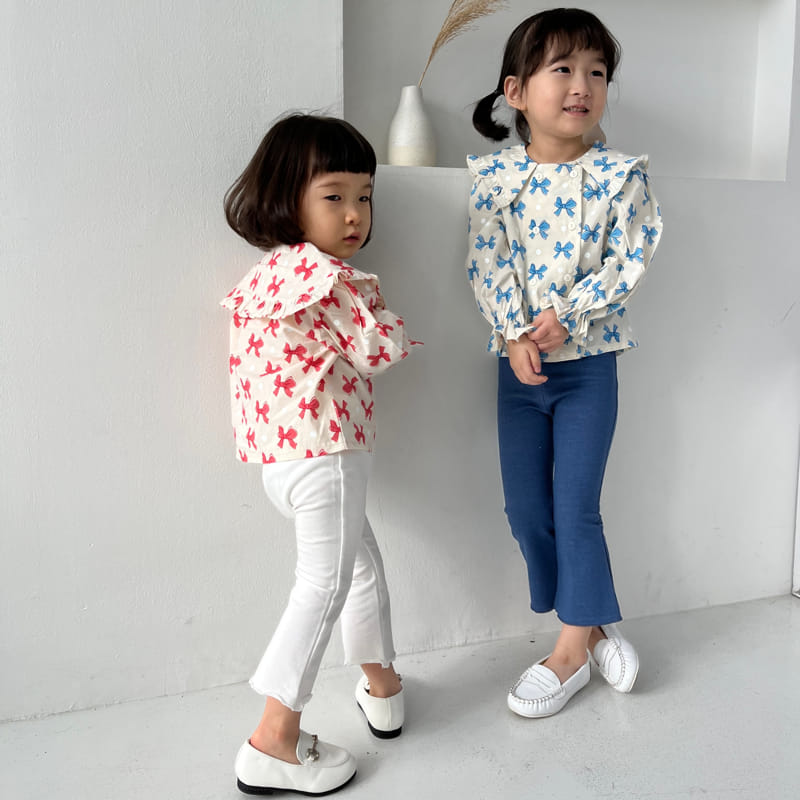 Color - Korean Children Fashion - #magicofchildhood - Ribbon Blouse - 3