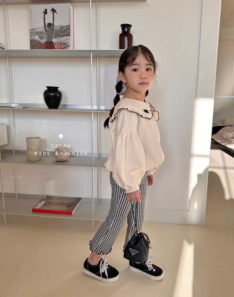 Comma - Korean Children Fashion - #kidzfashiontrend - Check Nalanl Pants - 4