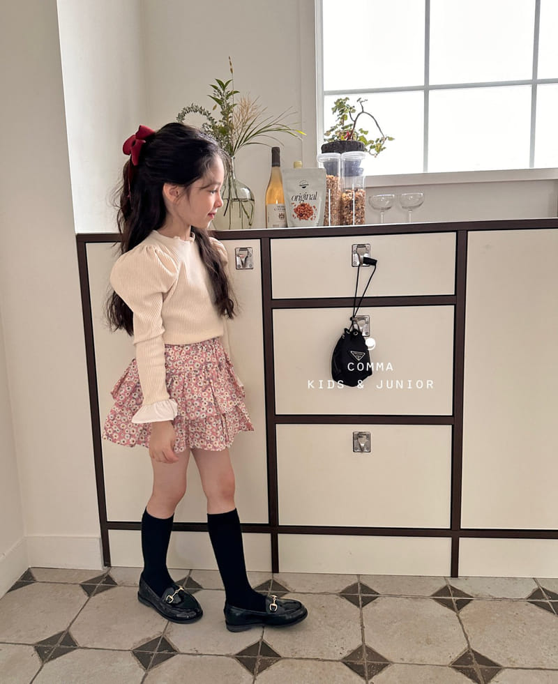 Comma - Korean Children Fashion - #childofig - Flower Cancan Skirt - 11