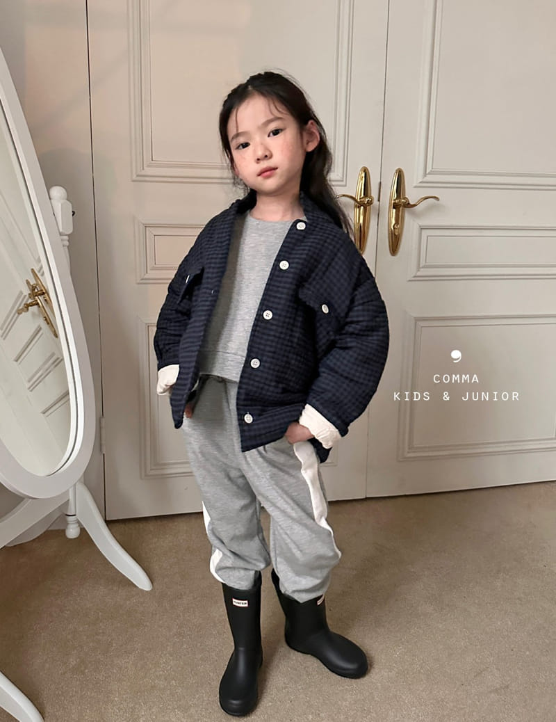 Comma - Korean Children Fashion - #childofig - Check Bonding Jacket - 7