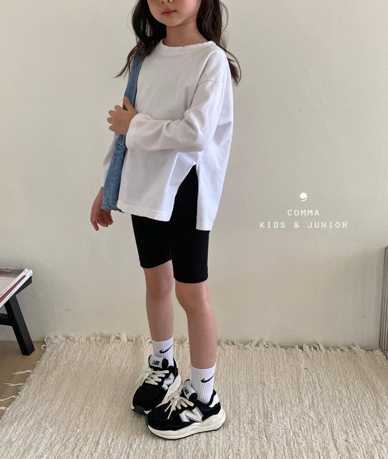 Comma - Korean Children Fashion - #fashionkids - Slit Tee - 2