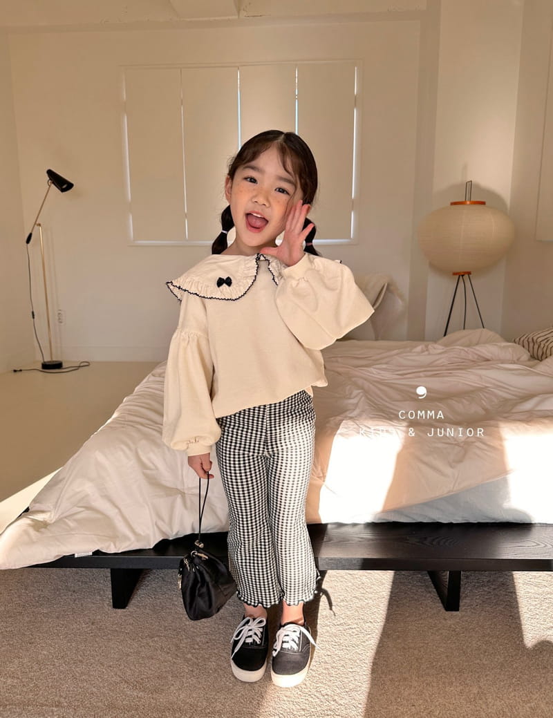 Comma - Korean Children Fashion - #kidsshorts - Check Nalanl Pants