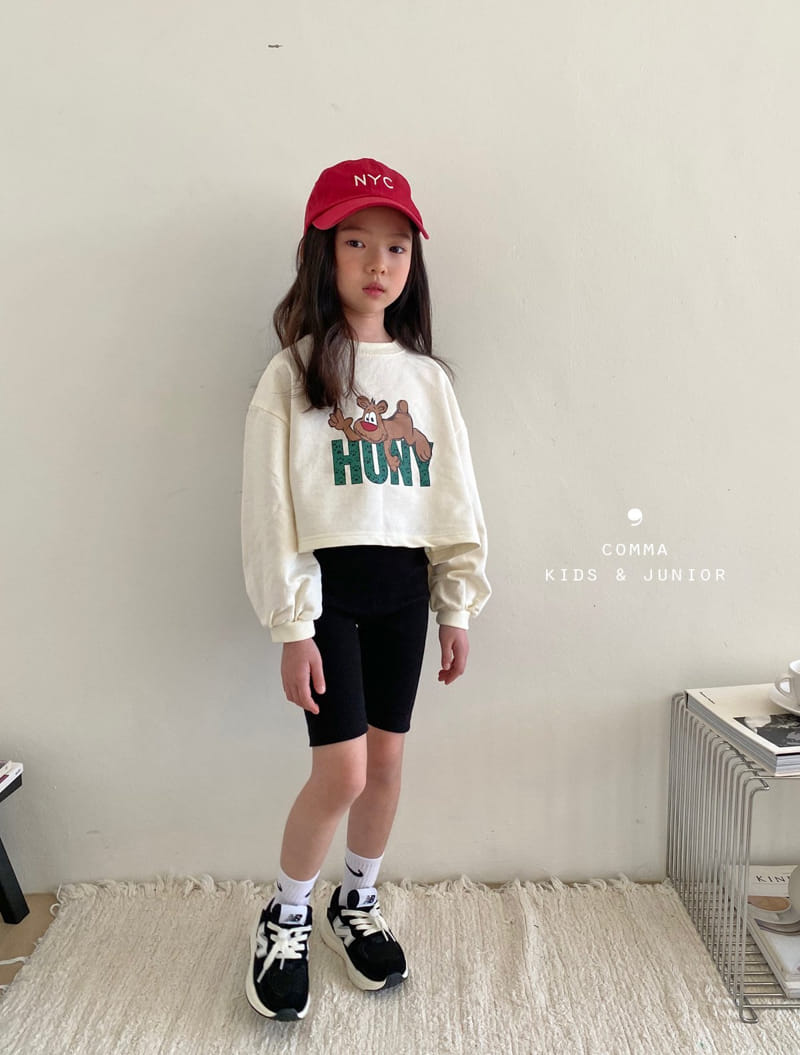 Comma - Korean Children Fashion - #kidsshorts - Honey Crop Tee